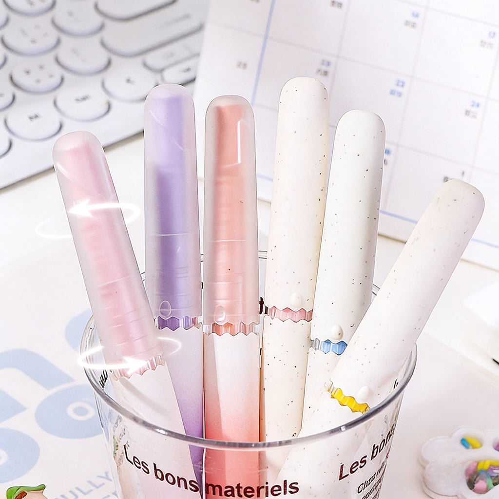 Stylos œufs en plastique mignons – tournez pour faire sortir la mine